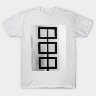 Abstract Squares Design T-Shirt